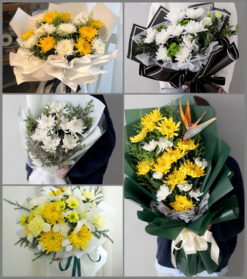 贵州黔南州平塘县克度镇白事花束代送